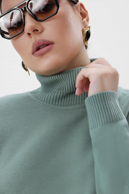 Бадлон из смесовой вязаной вискозы