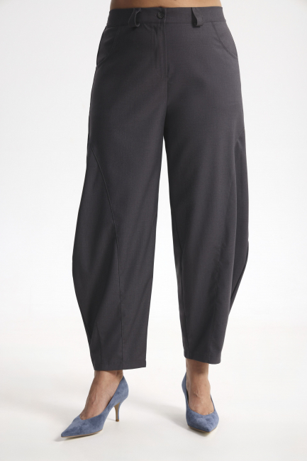 Брюки баллоны из костюмной ткани