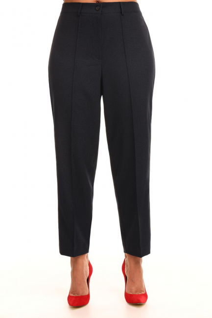 Укороченные брюки с лампасами