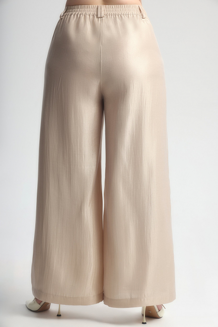 Широкие брюки из тенселя