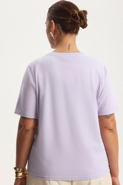 Футболка из хлопка с принтом