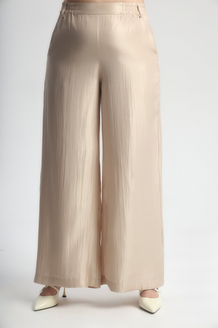 Широкие брюки из тенселя