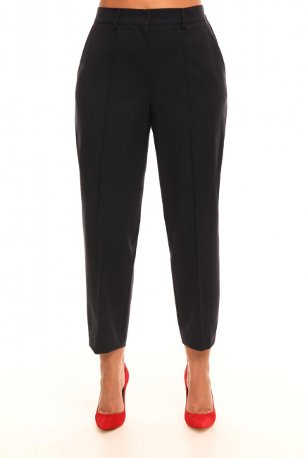 Укороченные брюки из костюмной ткани