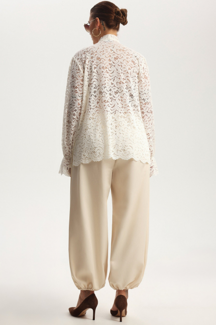 Брюки баллоны из смесового хлопка