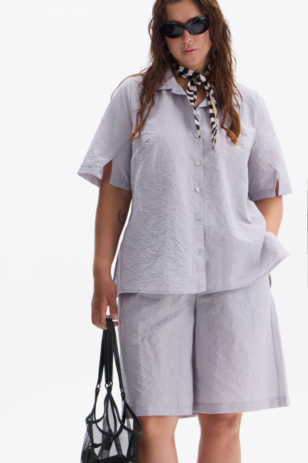 Шорты боксеры из жатого хлопка – фото – Plus Size 50–64 – Моно-Стиль