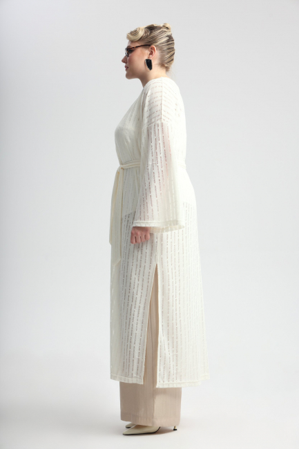 Накидка из поливискозы с перфорацией