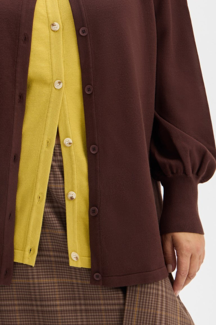 Кардиган в стиле лейеринг – фото – Plus Size 50–64 – Моно-Стиль