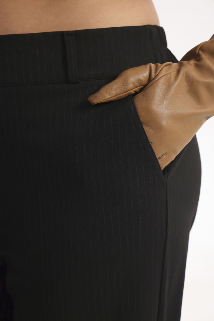 Брюки палаццо из джерси с принтом