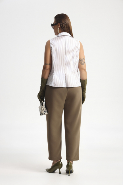 Рубашка из хлопка без рукавов