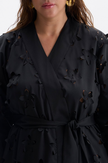 Блузка кимоно с эффектом 3Д – фото – Plus Size 50–64 – Моно-Стиль