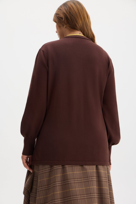 Кардиган в стиле лейеринг – фото – Plus Size 50–64 – Моно-Стиль