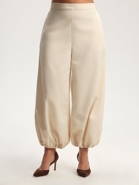 Брюки баллоны из смесового хлопка