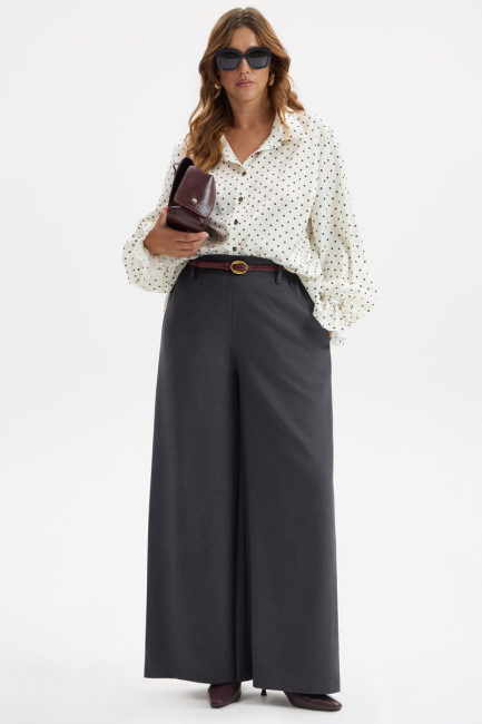 Блузка в горох – фото – Plus Size 50–64 – Моно-Стиль