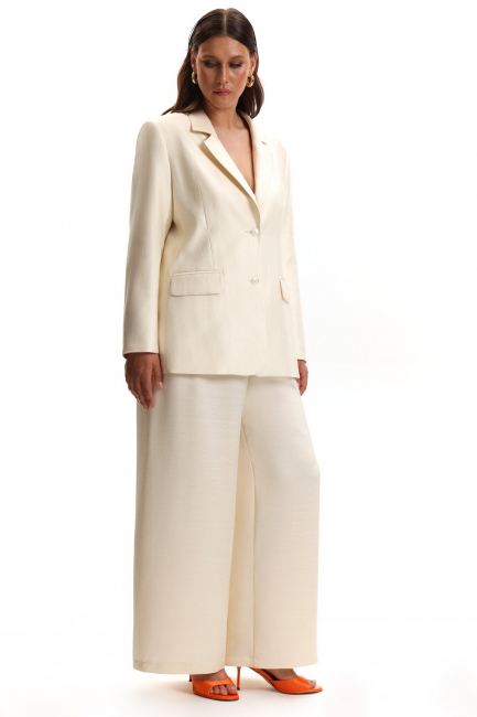 Жакет из ткани с золотым напылением