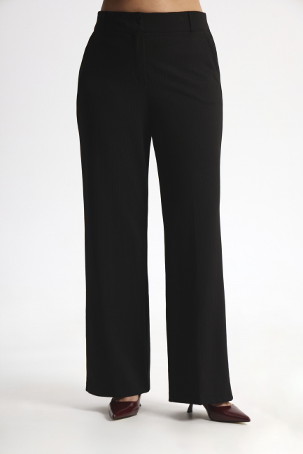 Брюки палаццо из джерси с принтом