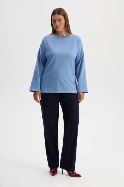 Брюки классические из костюмной ткани – фото – Plus Size 50–64 – Моно-Стиль