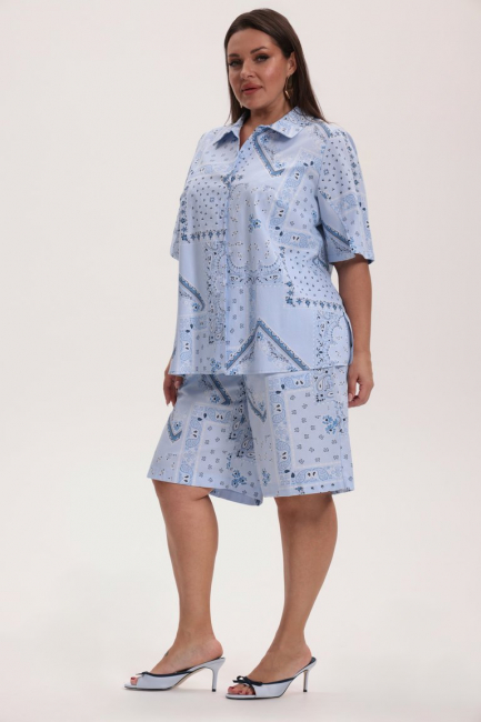 Шорты боксеры с принтом пейсли – фото – Plus Size 50–64 – Моно-Стиль