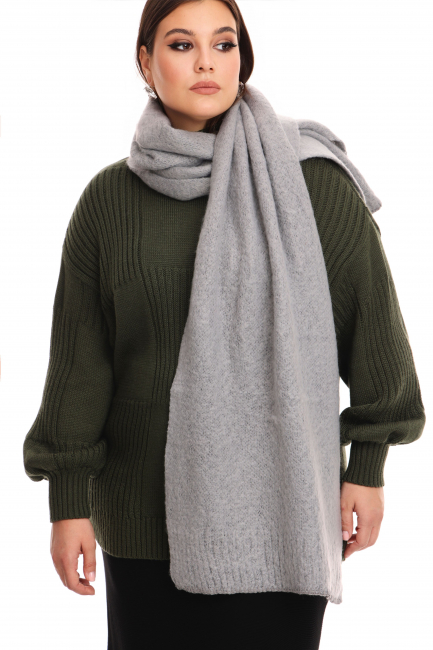 Шарф с добавлением шерсти норки в ассортименте