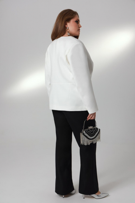 Брюки костюмные со стрелками на молнии