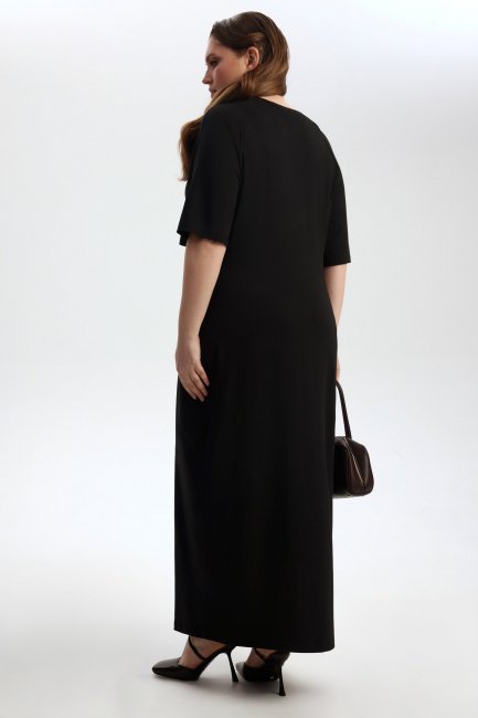 Платье футболка на рост 164 с декоративным узлом