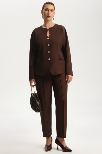 Брюки сигареты укороченной длины