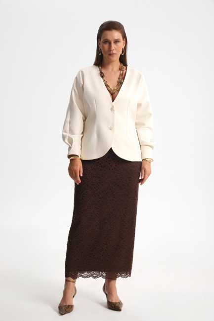 Ожерелье Зебра капучино