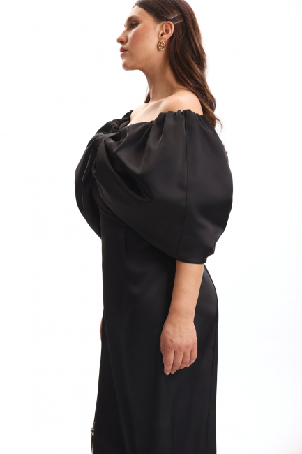 Платье футляр с бантом