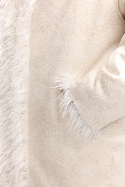 Двусторонняя дубленка penny lane в стиле бохо