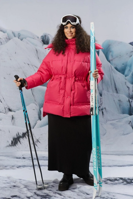 Куртка пуховик из водоотталкивающей ткани купить заказать 