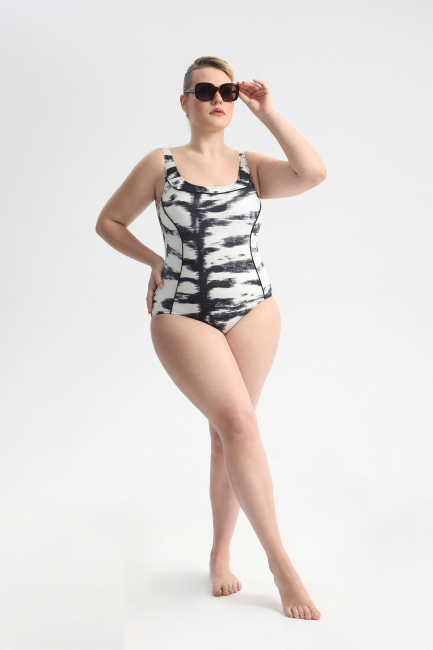 Купальник майо на корсетной основе