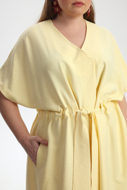 Платье с цельнокроеным рукавом из лиоцелла