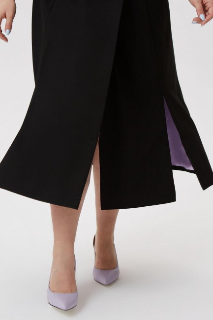 Платье пиджак двубортное на шелковой подкладке