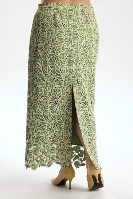 Юбка из кроше на подкладке