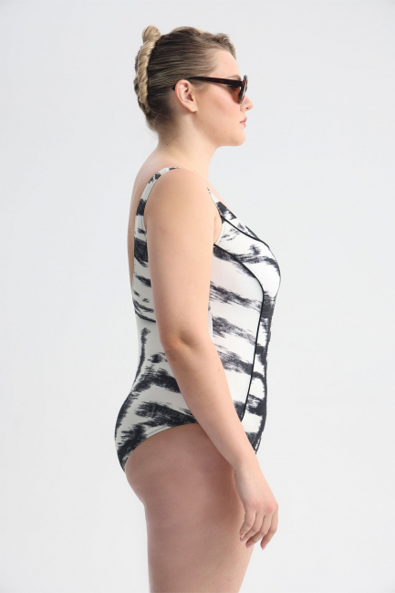 Купальник майо на корсетной основе