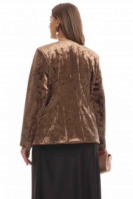 Юбка из поливискозы с кружевом и подкладкой