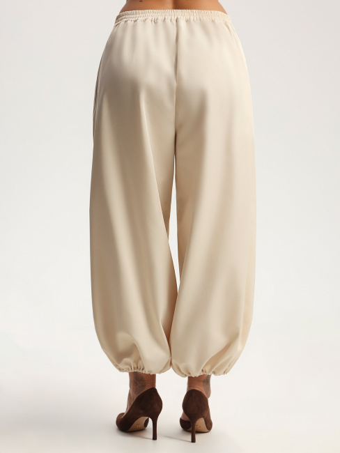 Брюки баллоны из смесового хлопка