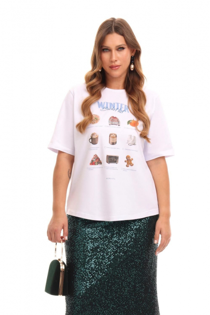 Юбка трапеция с пайетками