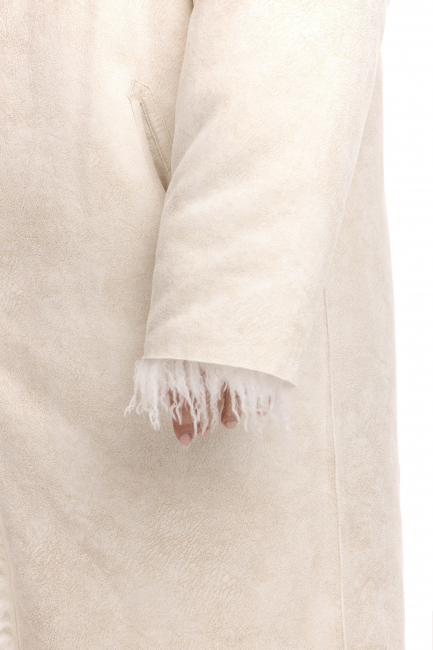 Двусторонняя дубленка penny lane в стиле бохо