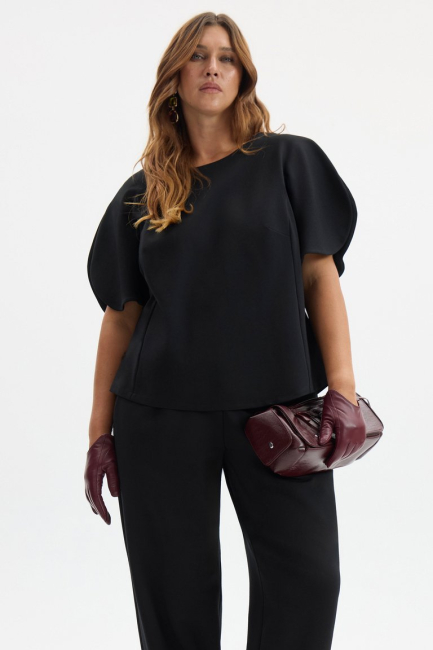 Блузка из джерси – фото – Plus Size 50–64 – Моно-Стиль