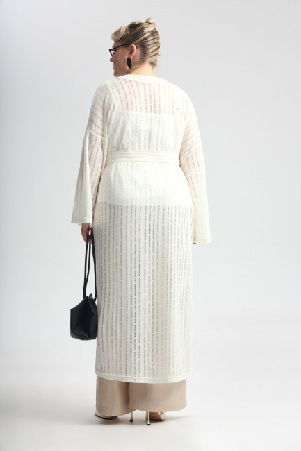 Накидка из поливискозы с перфорацией