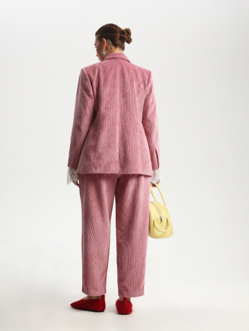 Брюки бананы из вельвета