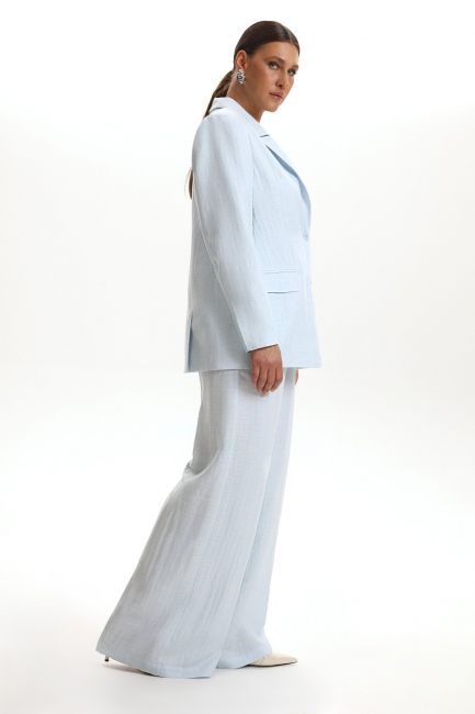 Жакет изо льна с акцентной подкладкой