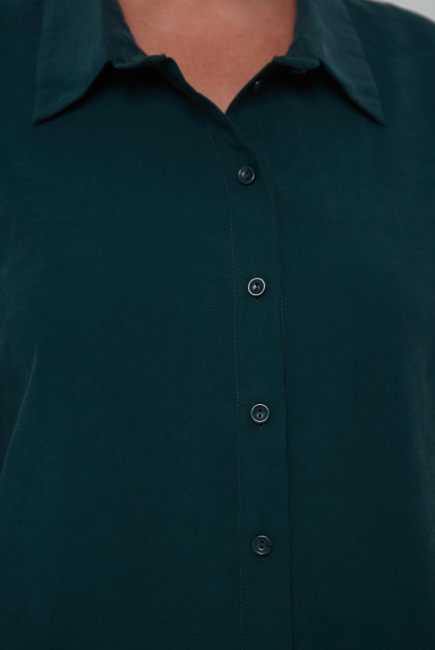 Палаццо и блуза из тенселя  зеленого цвета