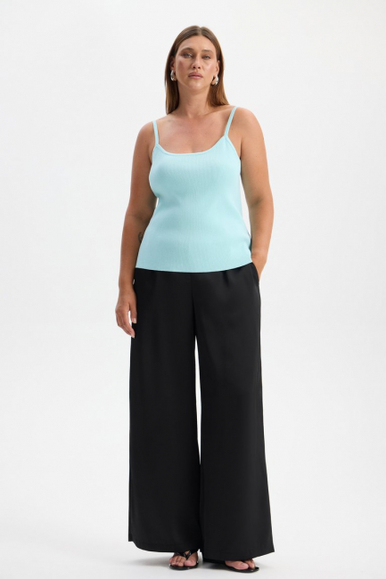 Топ из трикотажного хлопка – фото – Plus Size 50–64 – Моно-Стиль