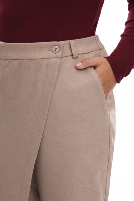 Брюки с боковым запахом