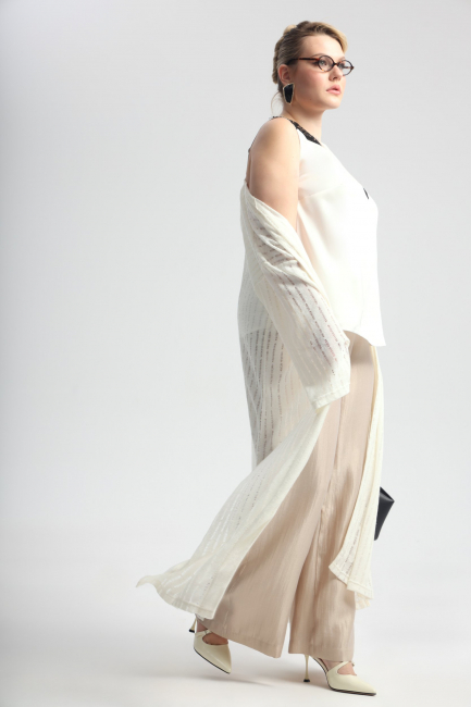 Широкие брюки из тенселя