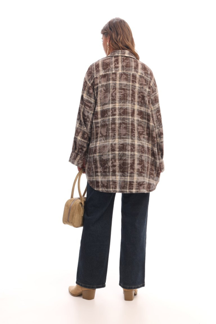 Джинсы straight с "грязным" эффектом – фото – Plus Size 50–64 – Моно-Стиль
