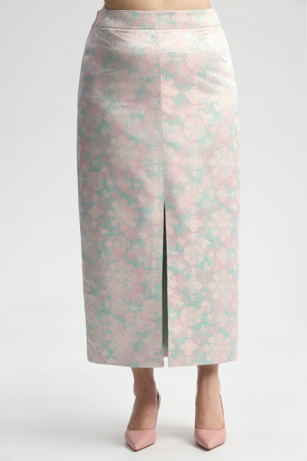 Юбка карандаш из жаккарда на подкладке