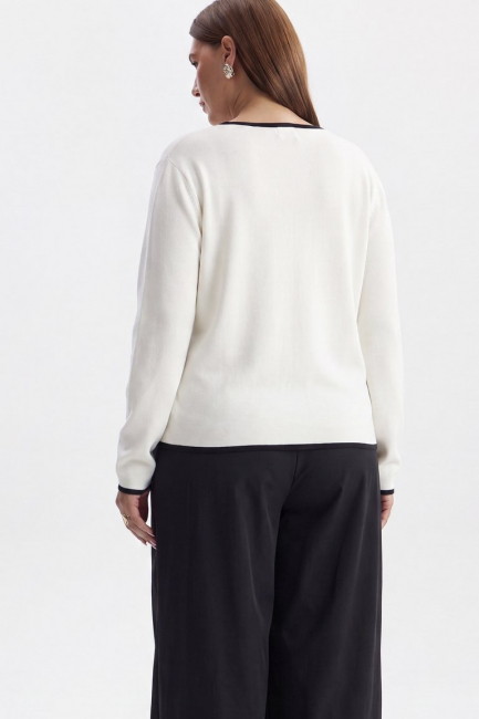 Вязаный жакет в стиле шанель – фото – Plus Size 50–64 – Моно-Стиль