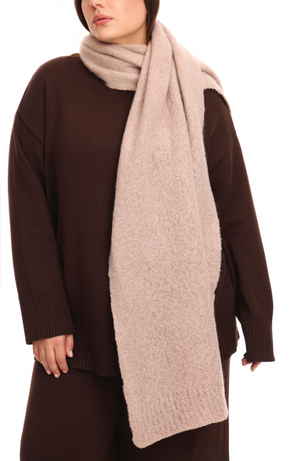 Шарф с добавлением шерсти норки в ассортименте